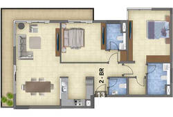 2 bedroom apartment